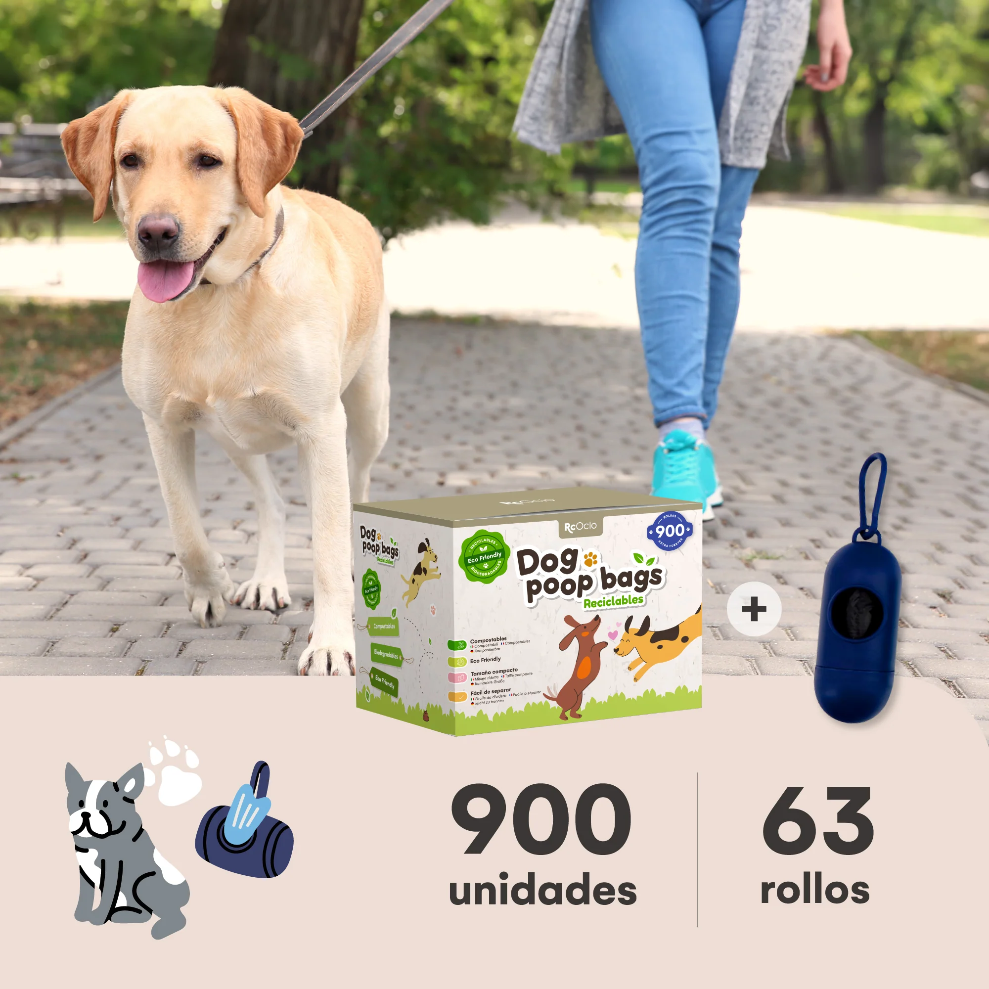 Bolsas caca perro Compostable y EcoFriendly - Image 7