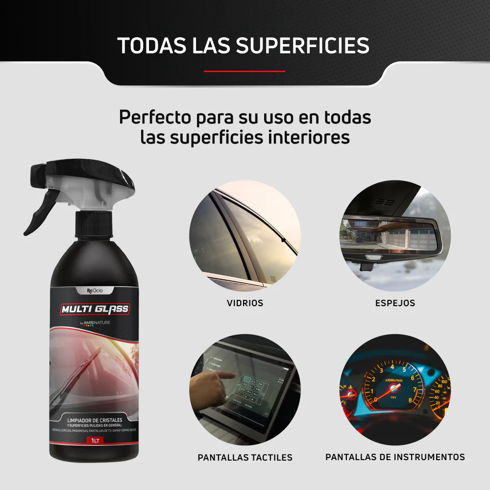 Limpiador de Cristales para Coche 3 en 1 (Multi Glass) - Image 3