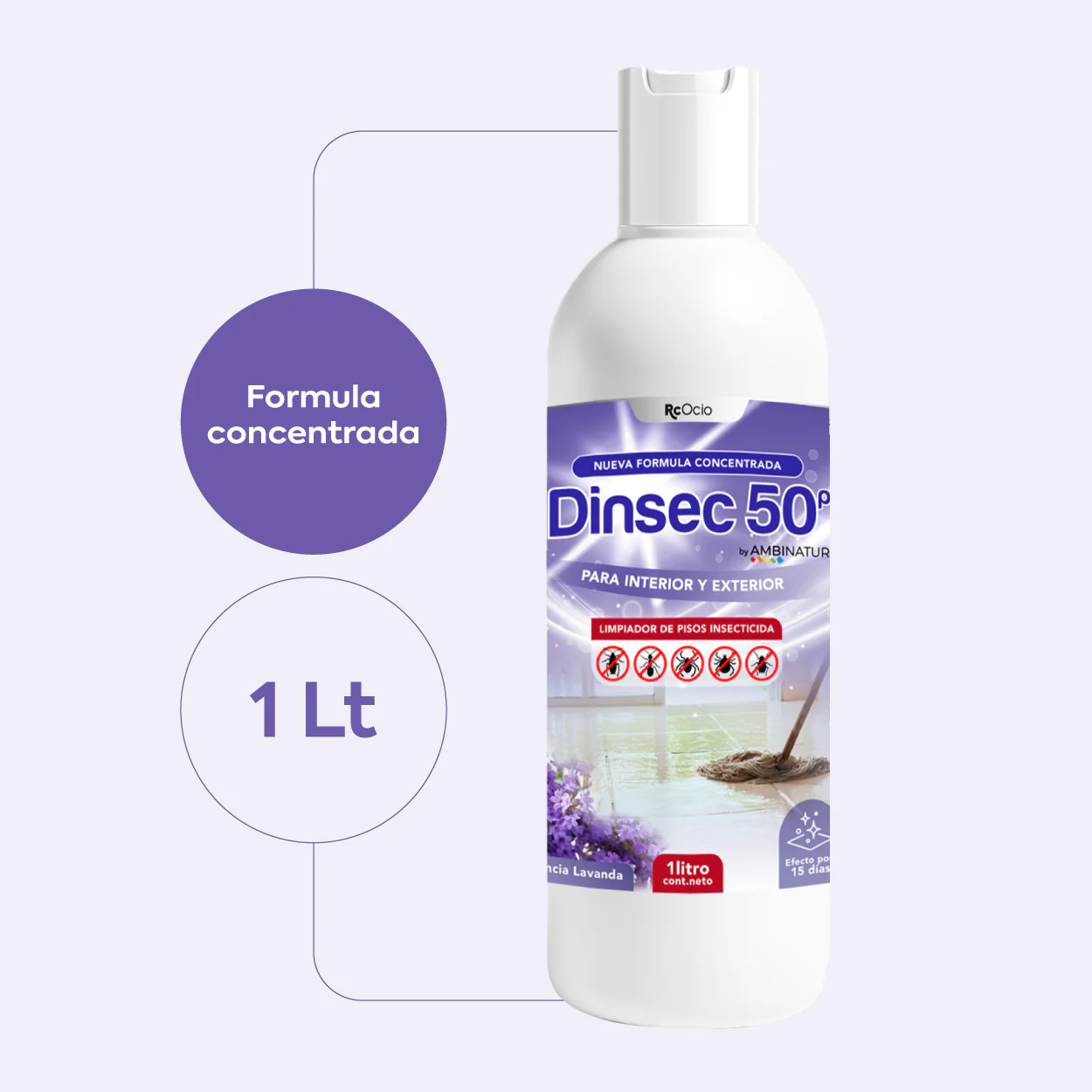 Pack 2 Friegasuelos insecticida 1L - Image 4
