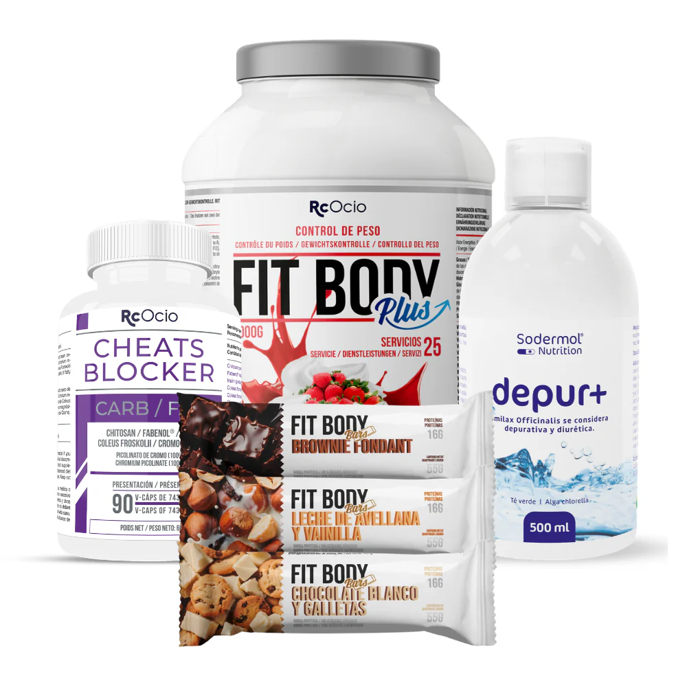 PACK Completo Adelgazamiento con 3 barritas FitBody Bars - Image 13