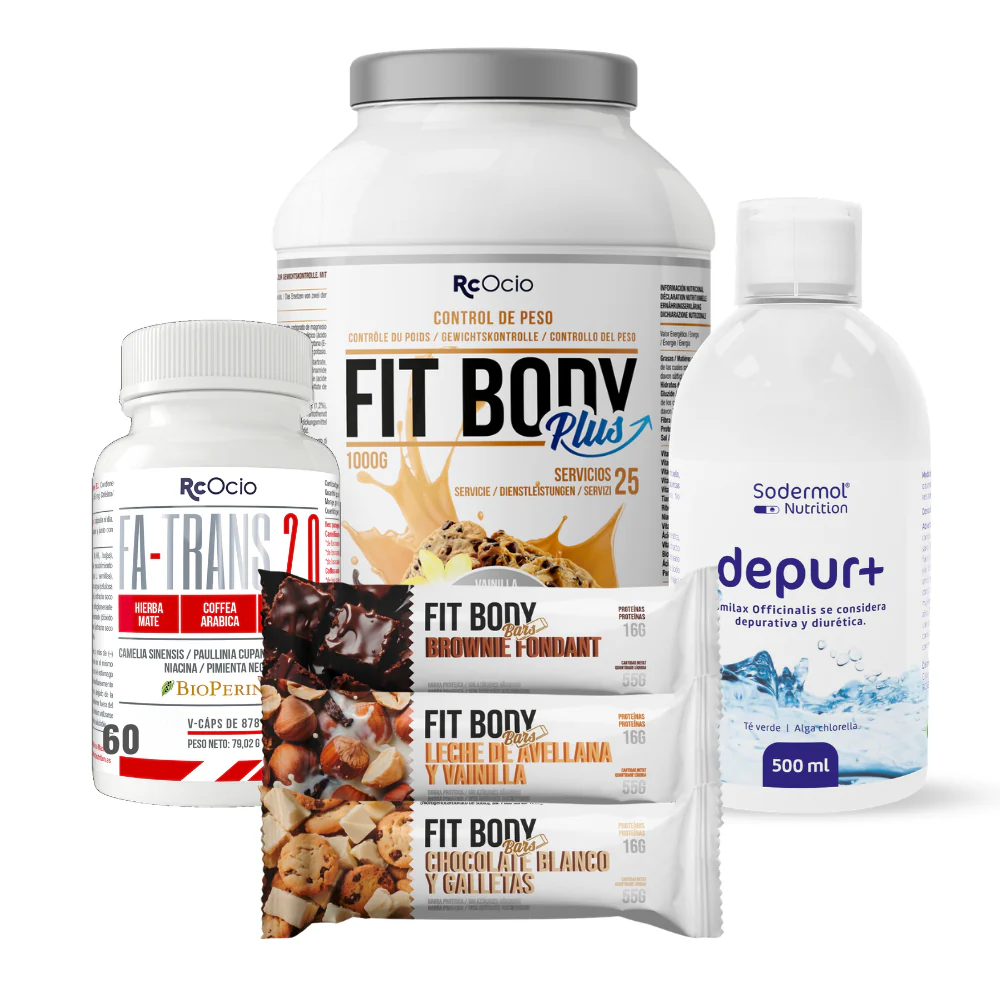 PACK Completo Adelgazamiento con 3 barritas FitBody Bars - Image 23