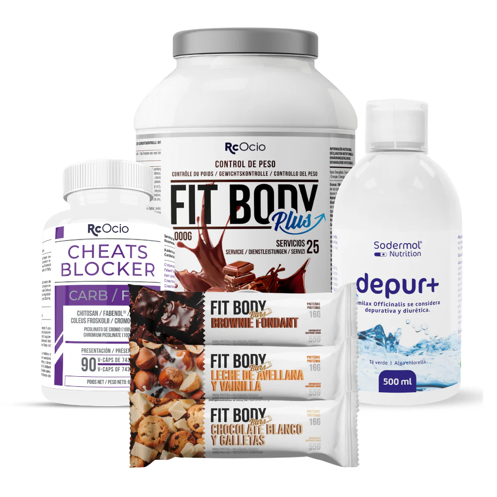 PACK Completo Adelgazamiento con 3 barritas FitBody Bars - Image 36