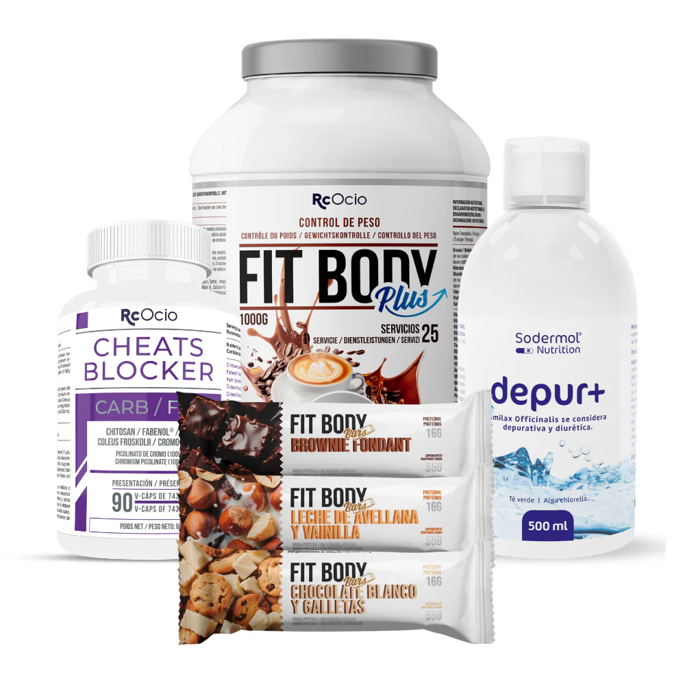 PACK Completo Adelgazamiento con 3 barritas FitBody Bars - Image 48