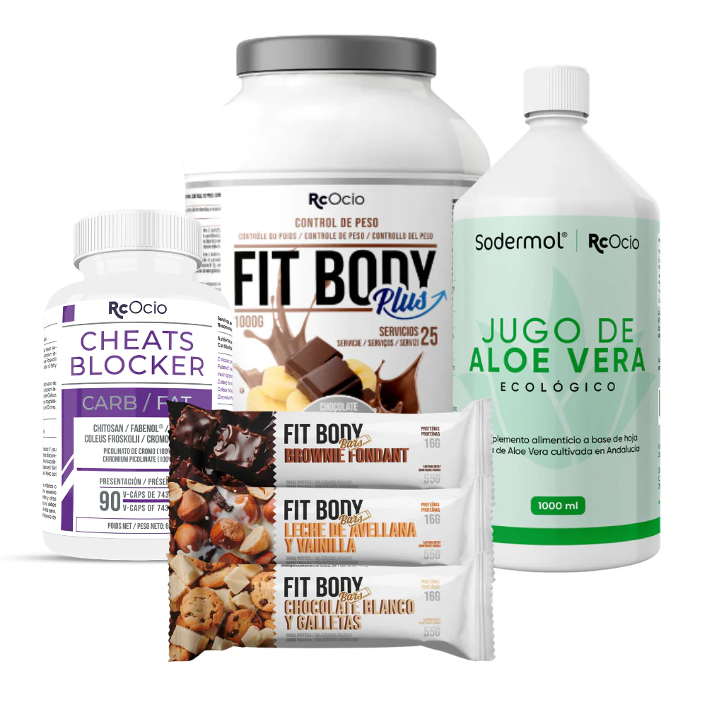 PACK Completo Adelgazamiento con 3 barritas FitBody Bars - Image 55