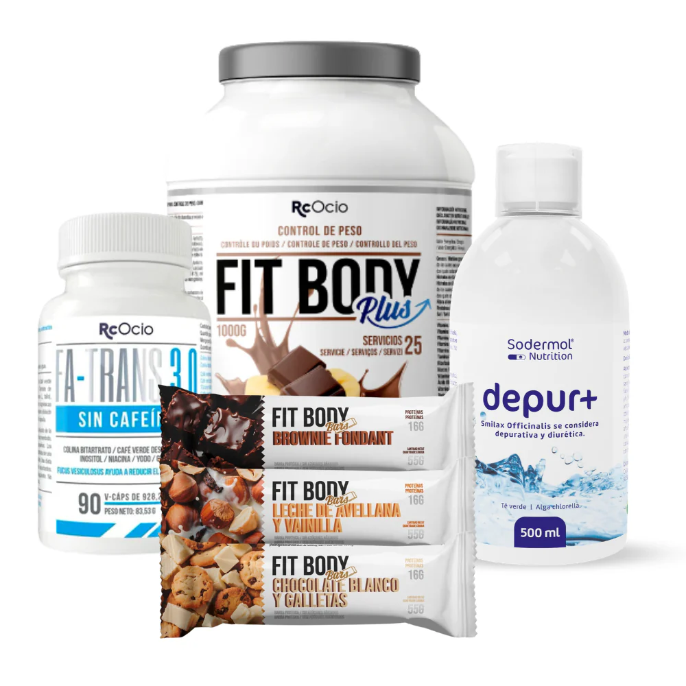 PACK Completo Adelgazamiento con 3 barritas FitBody Bars - Image 60