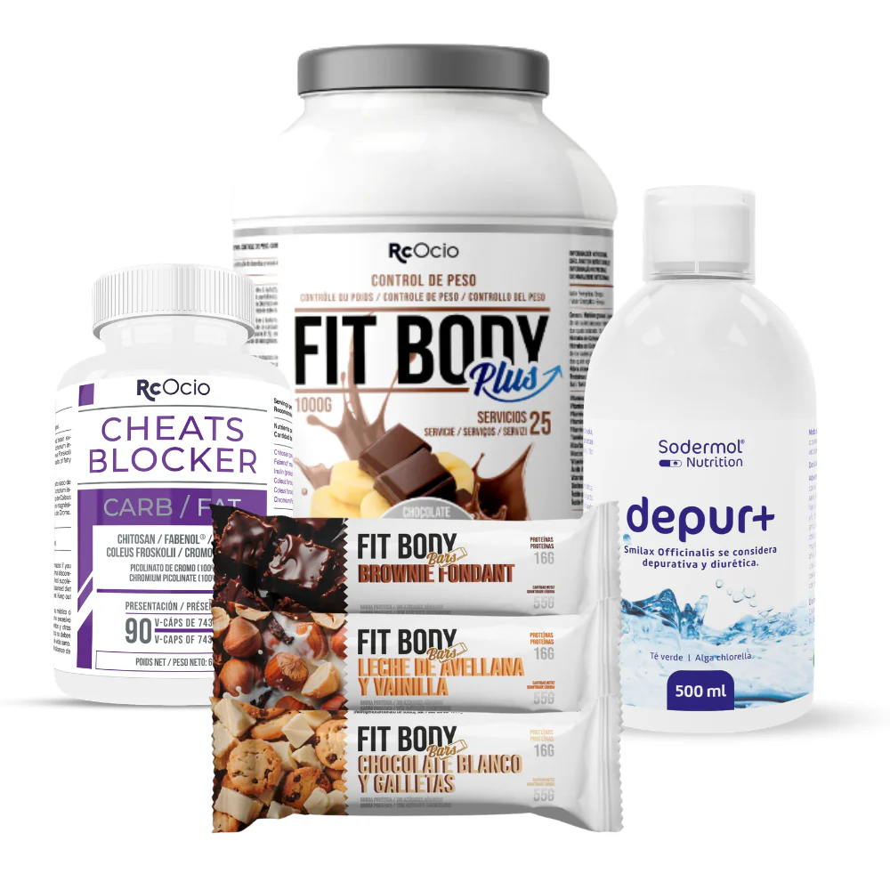 PACK Completo Adelgazamiento con 3 barritas FitBody Bars - Image 61