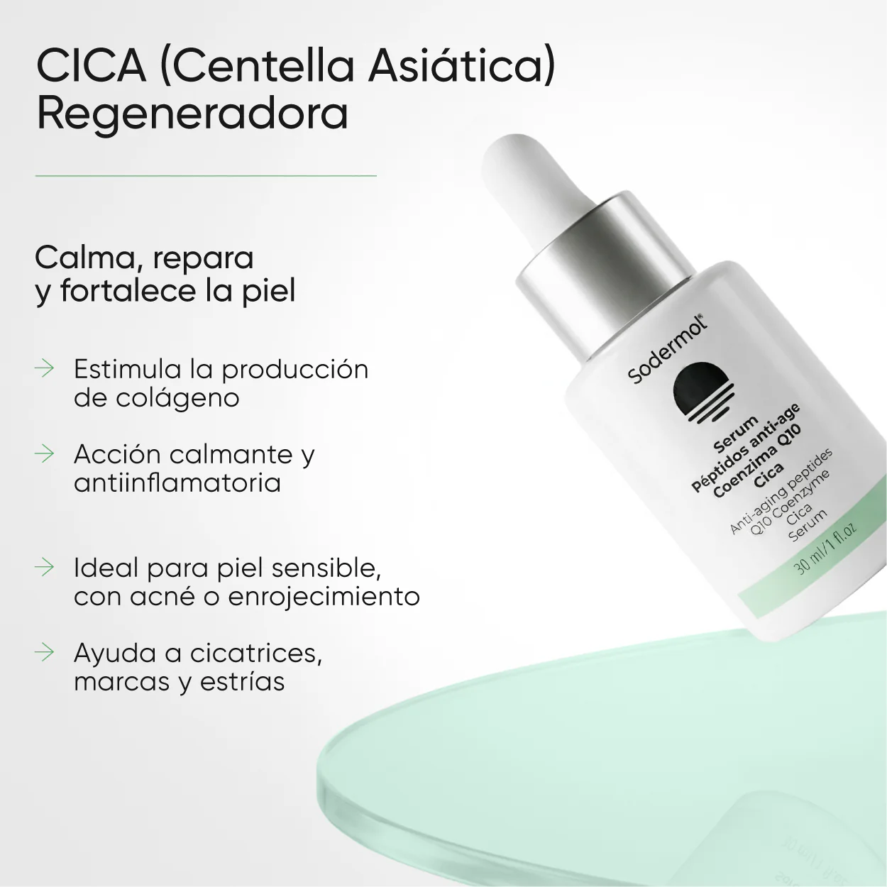 Sérum Antiarrugas Intensivo Péptidos + Coenzima Q10 + CICA - Image 2