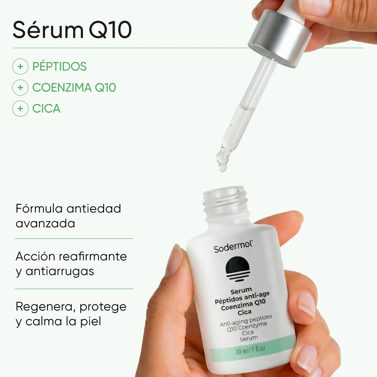 Sérum Antiarrugas Intensivo Péptidos + Coenzima Q10 + CICA - Image 4