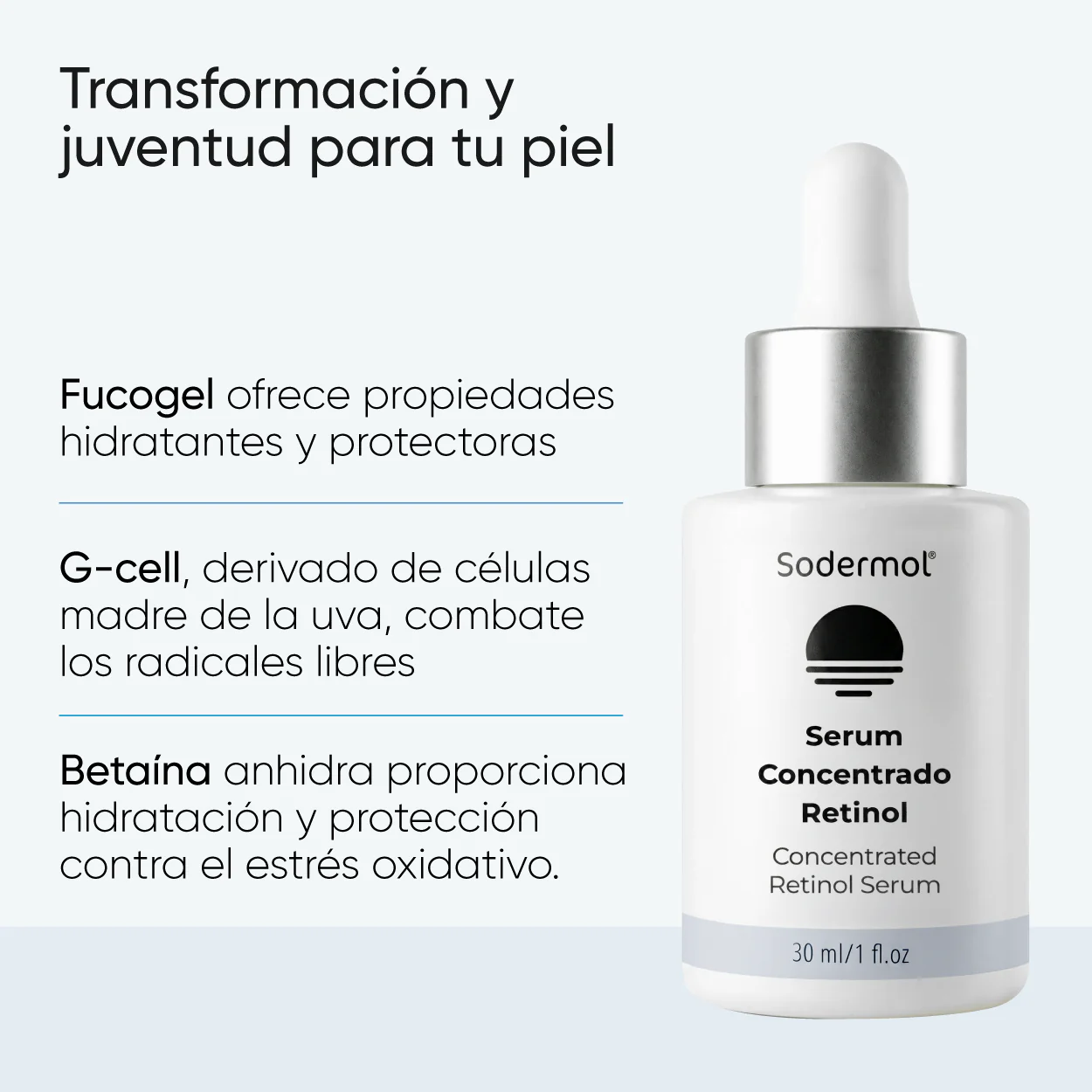 Retinol Serum Noche Sodermol - Image 3