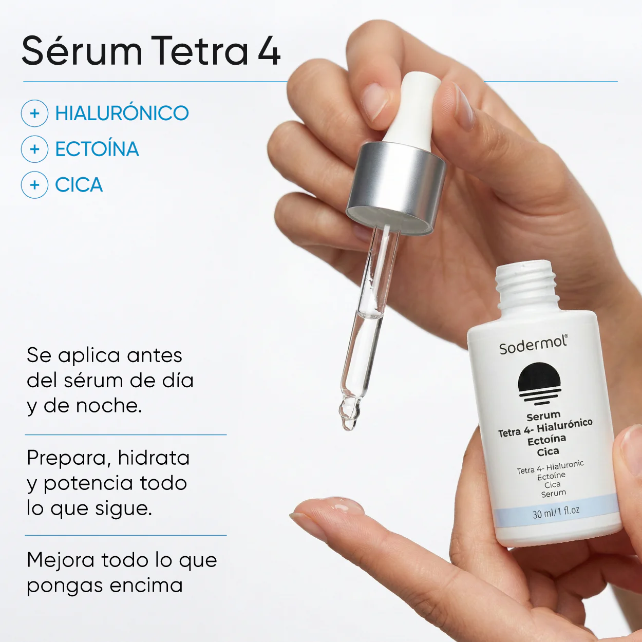 Sérum Tetra 4-Hialurónico + Ectoína + Cica - Image 8