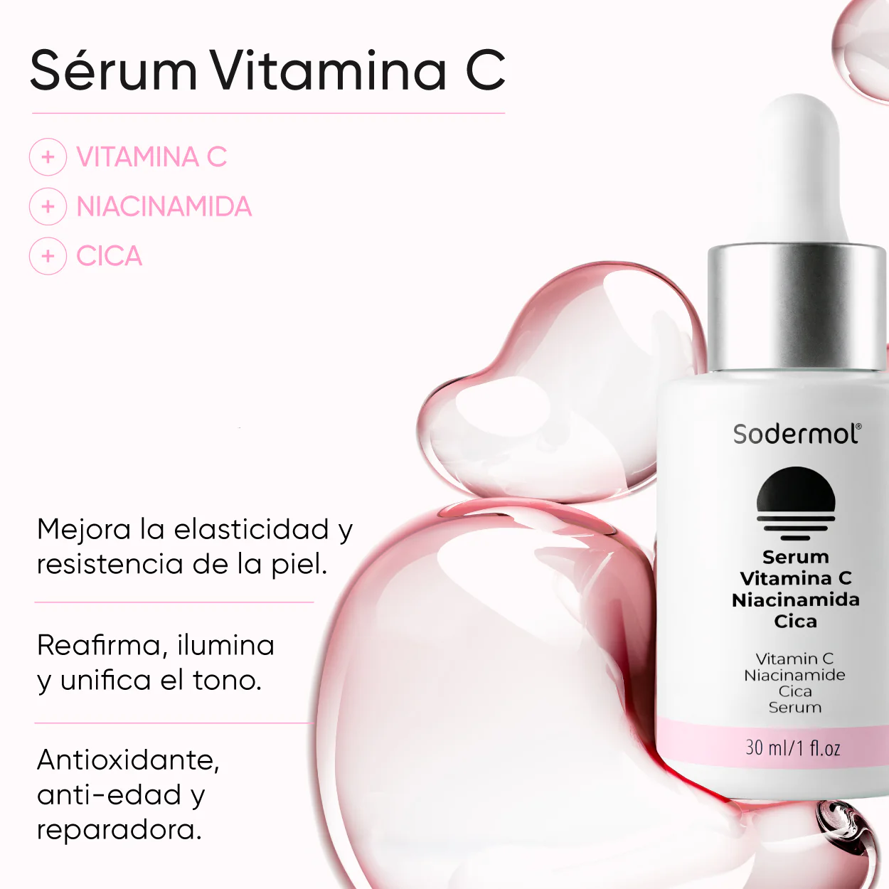 Sérum Vitamina c + Niacidamida + Cica - Image 2