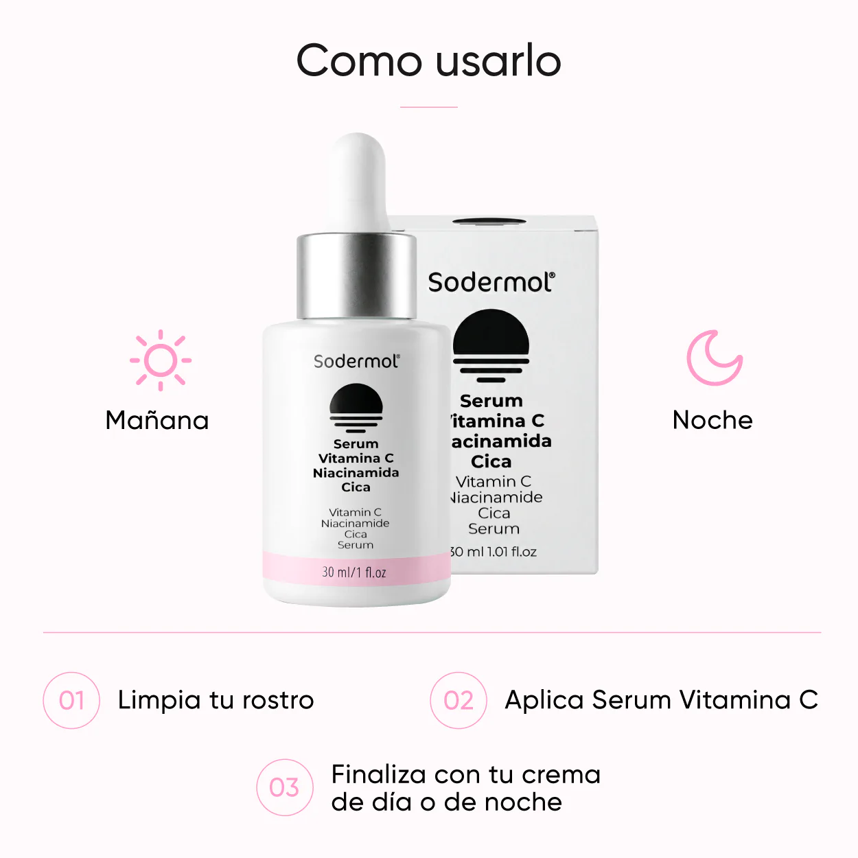Sérum Vitamina c + Niacidamida + Cica - Image 8